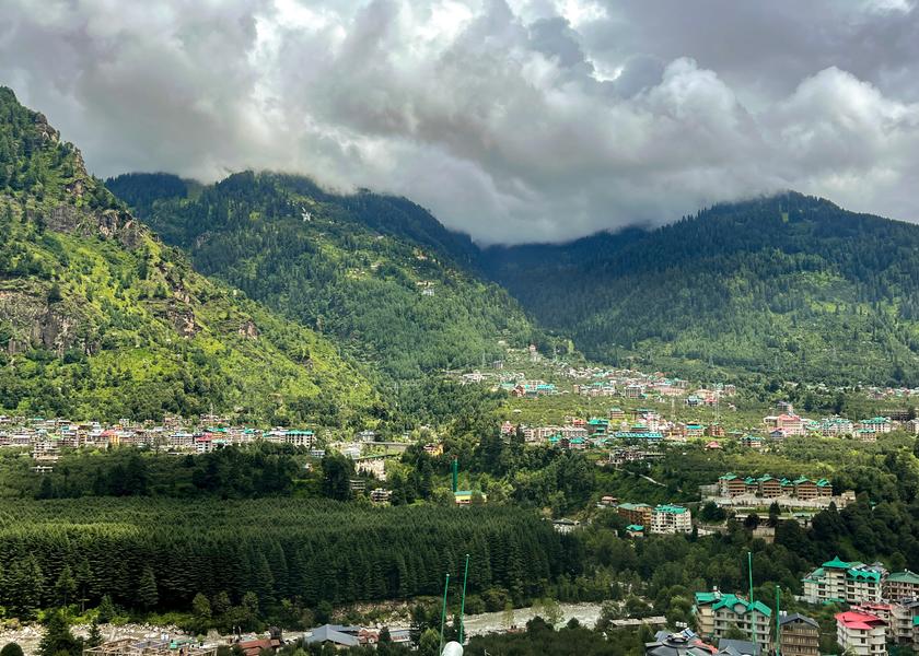 Himachal Pradesh Manali Hotel View