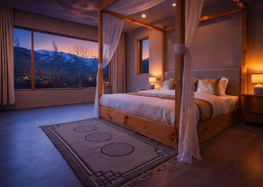 Ladakh Leh Hotel View