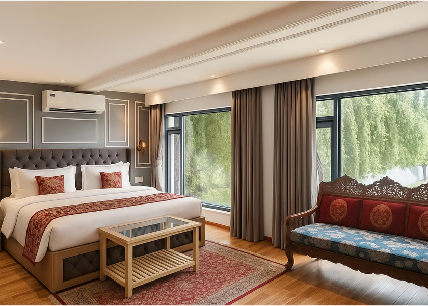 Jammu and Kashmir Srinagar King Room with Garden view