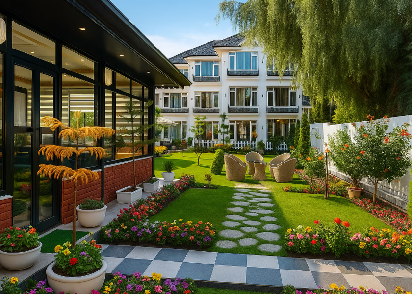 Jammu and Kashmir Srinagar Hotel View