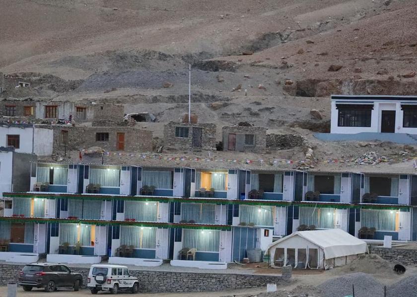 Ladakh Karzok Hotel View