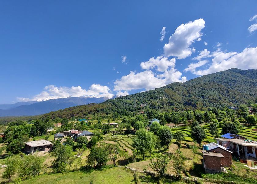 Himachal Pradesh Bir Hotel View