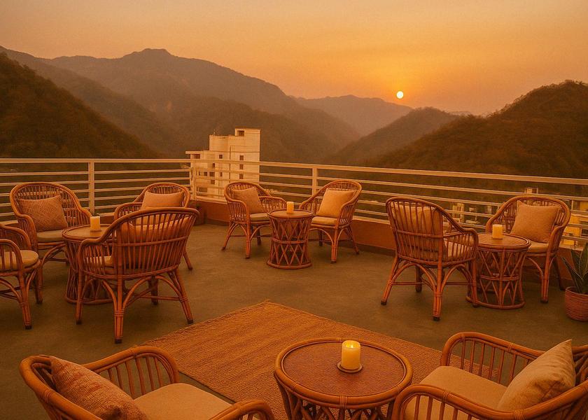 Uttarakhand Rishikesh Balcony/terrace