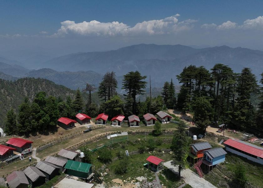 Uttarakhand Dhungali Hotel View