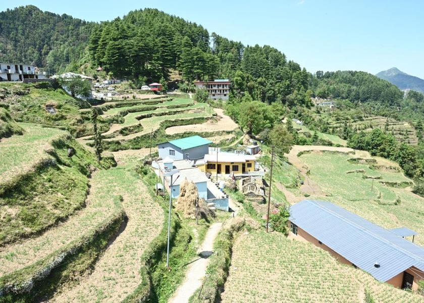 Uttarakhand Dhanaulti Hotel View