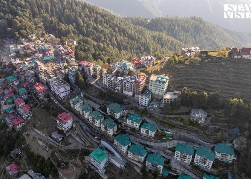 Himachal Pradesh Mashobra Hotel View