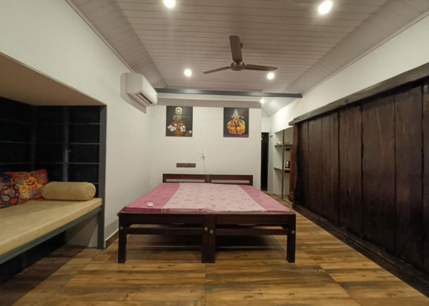 Kerala Kumarakom Bedroom