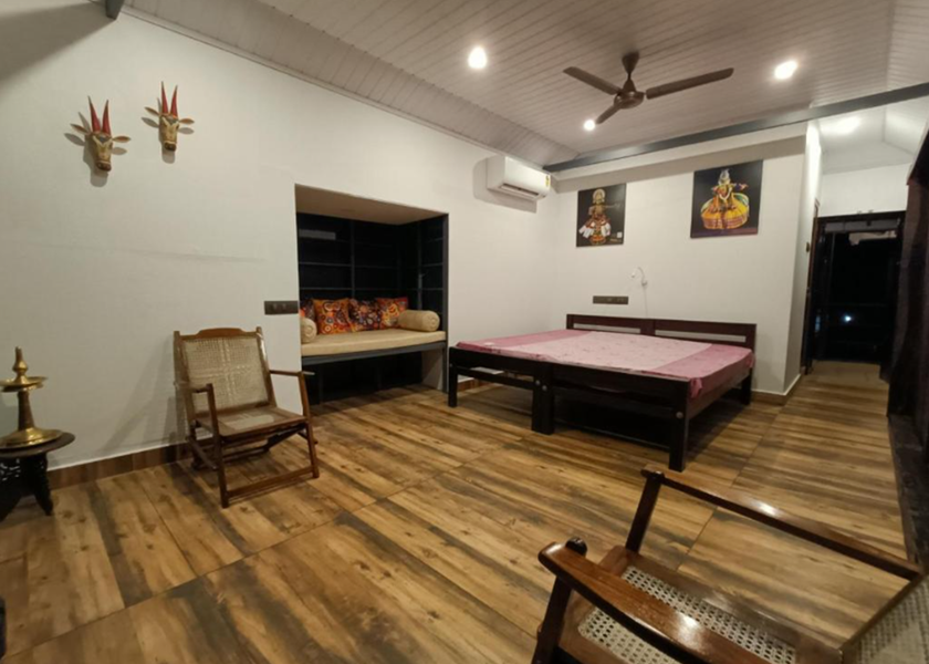 Kerala Kumarakom Bedroom