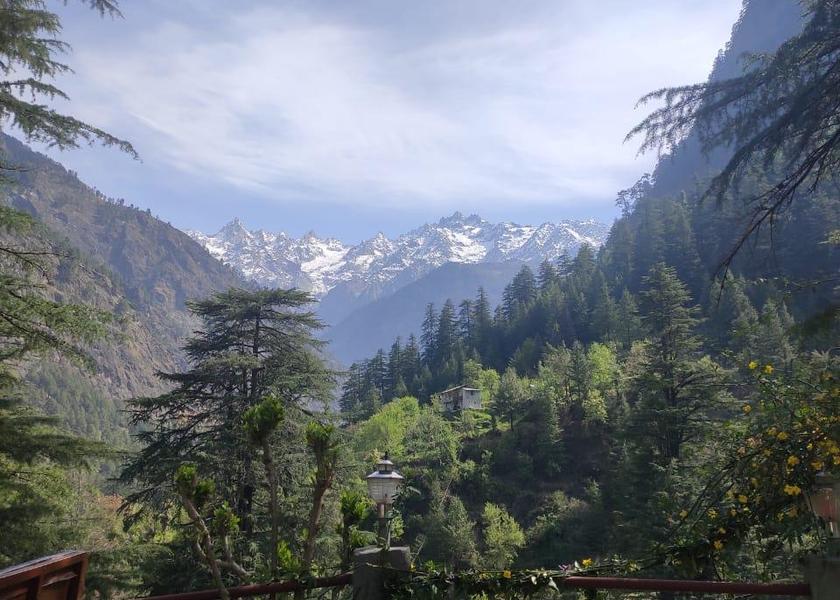 Himachal Pradesh Kasol Hotel View