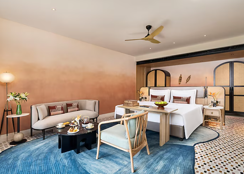 Odisha Puri Luxury Sea View Room King Bed with Balcony