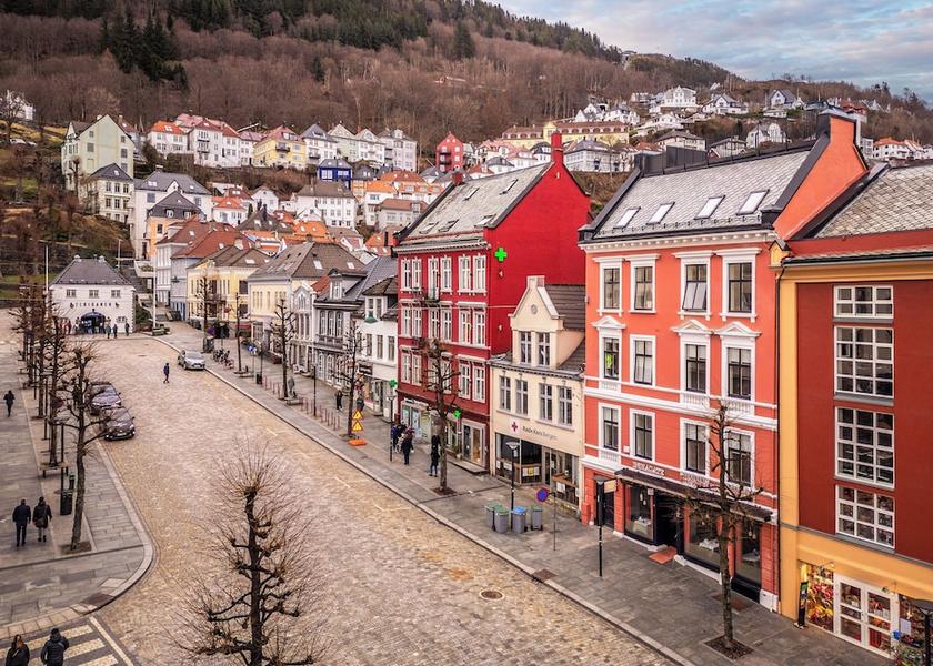 Hordaland (county) Bergen Facade
