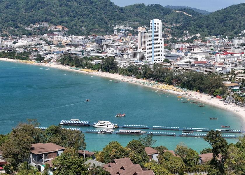 Phuket Patong Aerial View