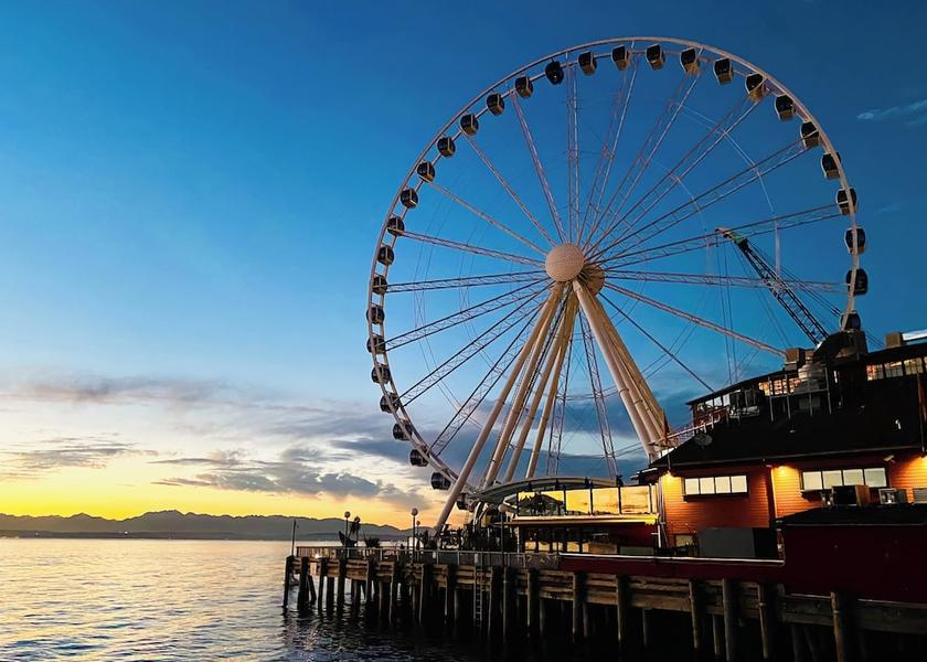Washington Seattle Aerial View