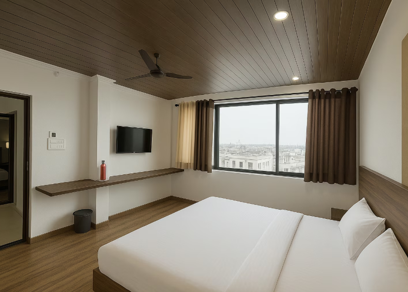 Haryana Faridabad Deluxe Room with City View