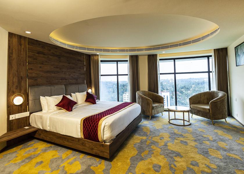 Kerala Kozhikode Deluxe Room with City View(1 King Bed or 3 Single Bed(s))