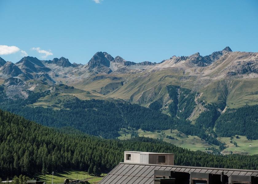 Graubünden Pontresina Mountain view