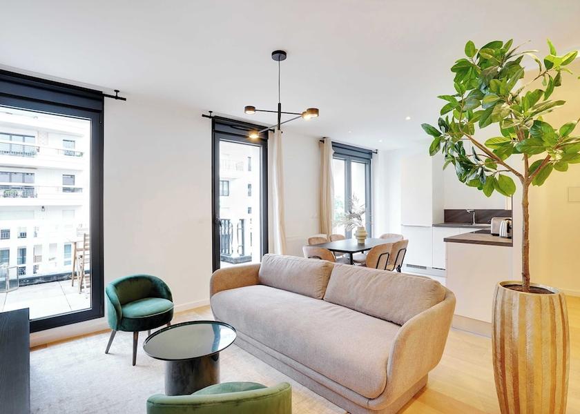 Ile-de-France Levallois-Perret Living Area