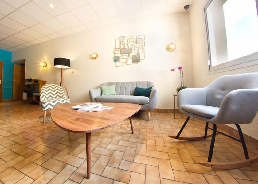 Brittany Cesson-Sevigne Lobby sitting area