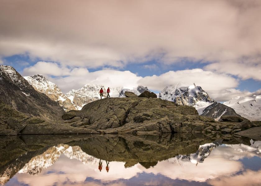 Graubuenden Sils im Engadin-Segl Hiking