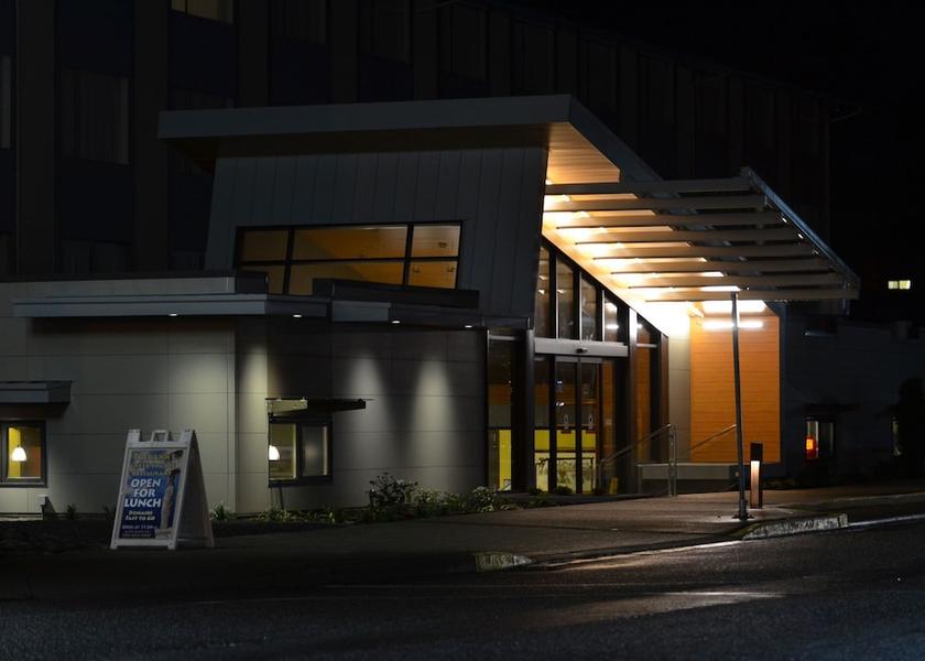 Front of property - evening/night