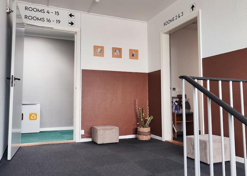 Handrails in stairways