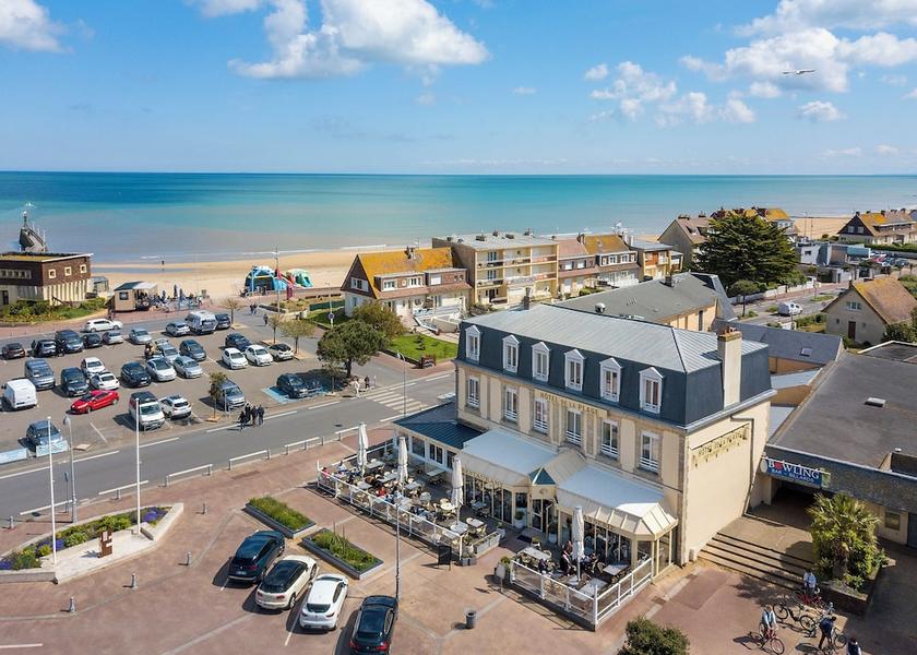 Normandy Courseulles-sur-Mer Aerial View