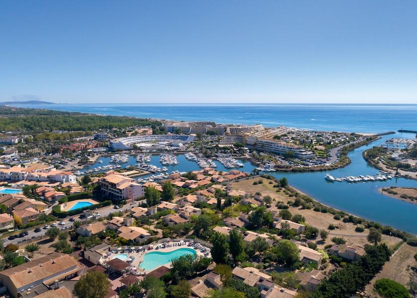 Occitanie Agde Aerial View