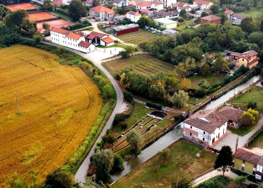 Lombardy Vigevano Aerial View