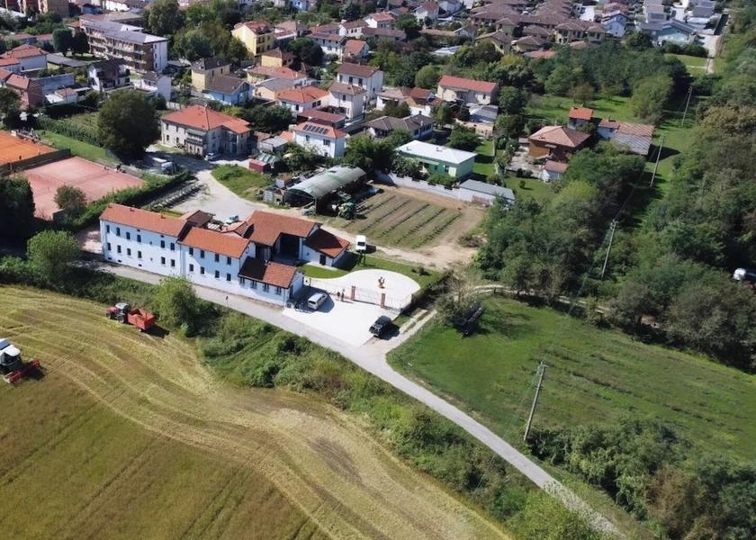 Lombardy Vigevano Aerial View
