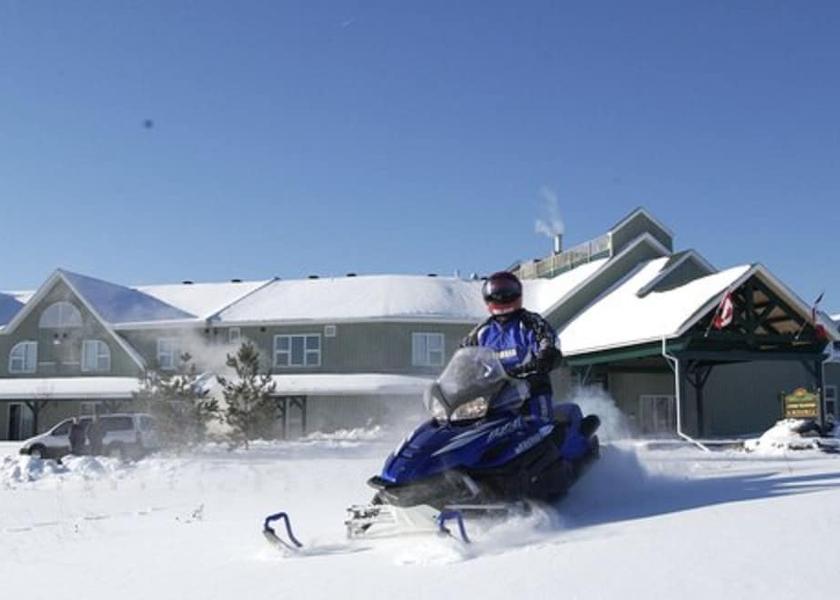 Snowmobiling