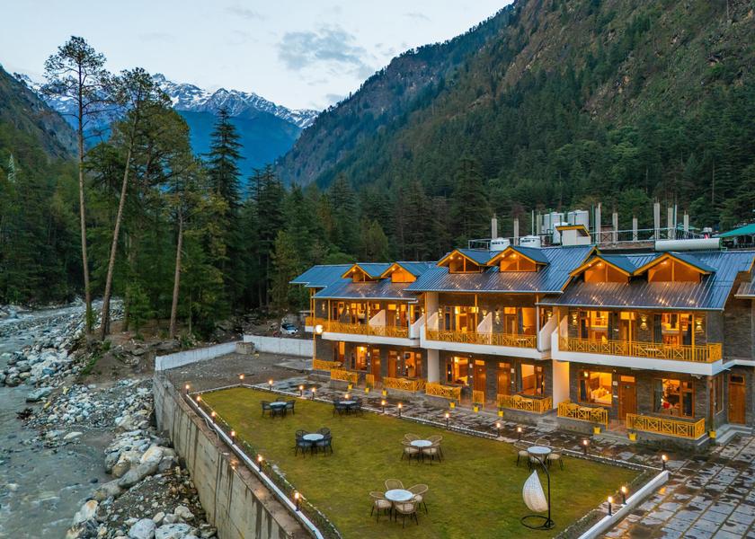 Himachal Pradesh Kasol Hotel View