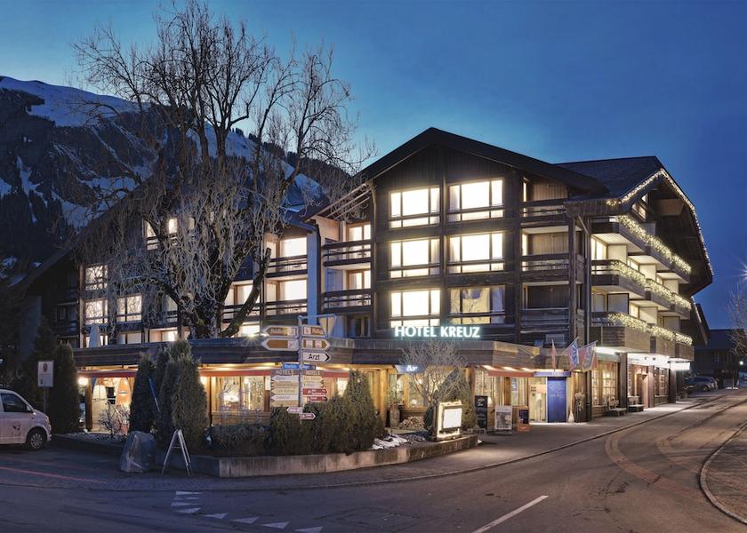 Canton of Bern Lenk Front of property - evening/night