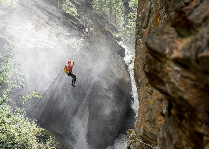 Outdoor rock climbing
