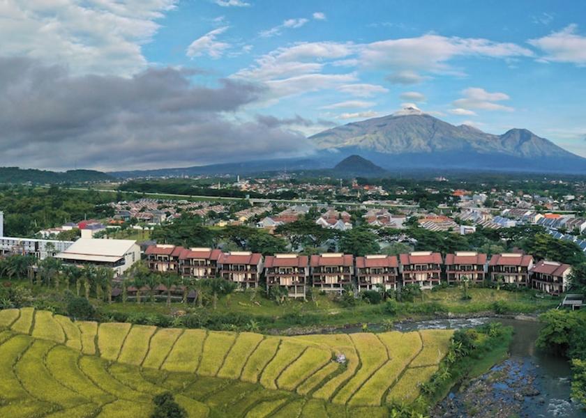 East Java Lawang Aerial View