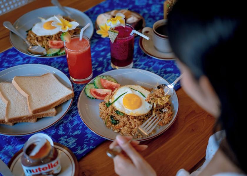 Bali Sukawati Breakfast Area