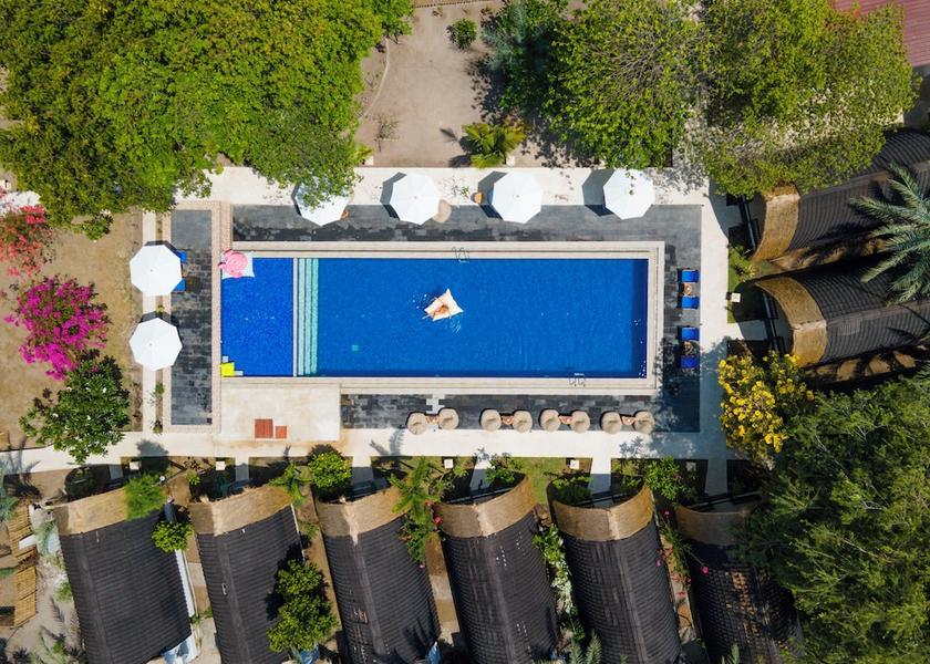 West Nusa Tenggara Gili Air Aerial view