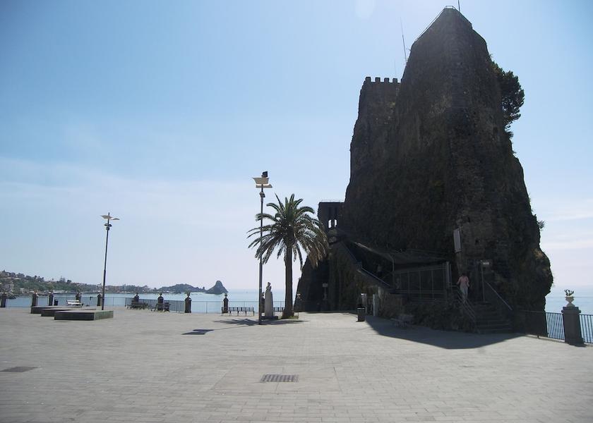 Sicily Aci Castello Exterior Detail