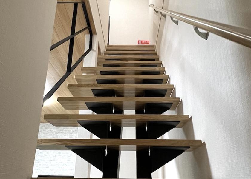 Hokkaido Furano Handrails in stairways