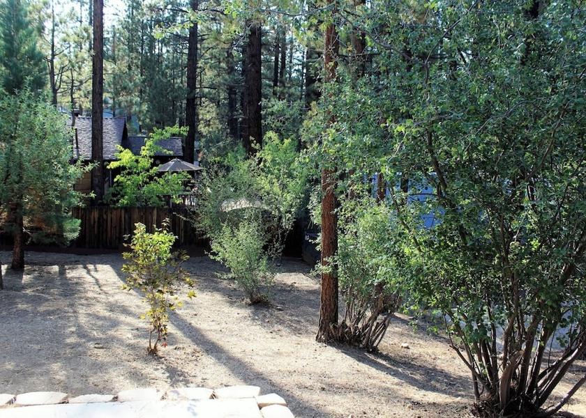 California Big Bear City Courtyard