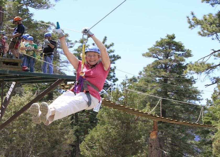 California Big Bear City Ziplining