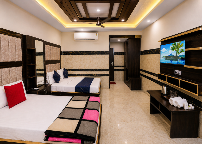 Uttar Pradesh Vrindavan Family Room