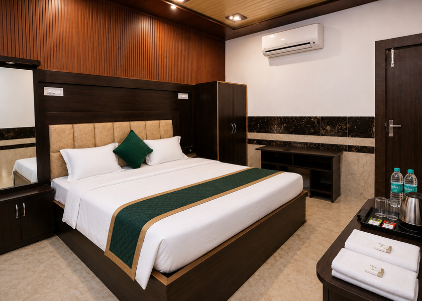 Uttar Pradesh Vrindavan Deluxe Room