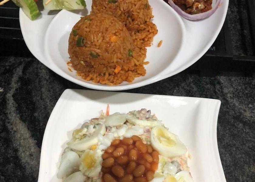 Delta Asaba Breakfast meal