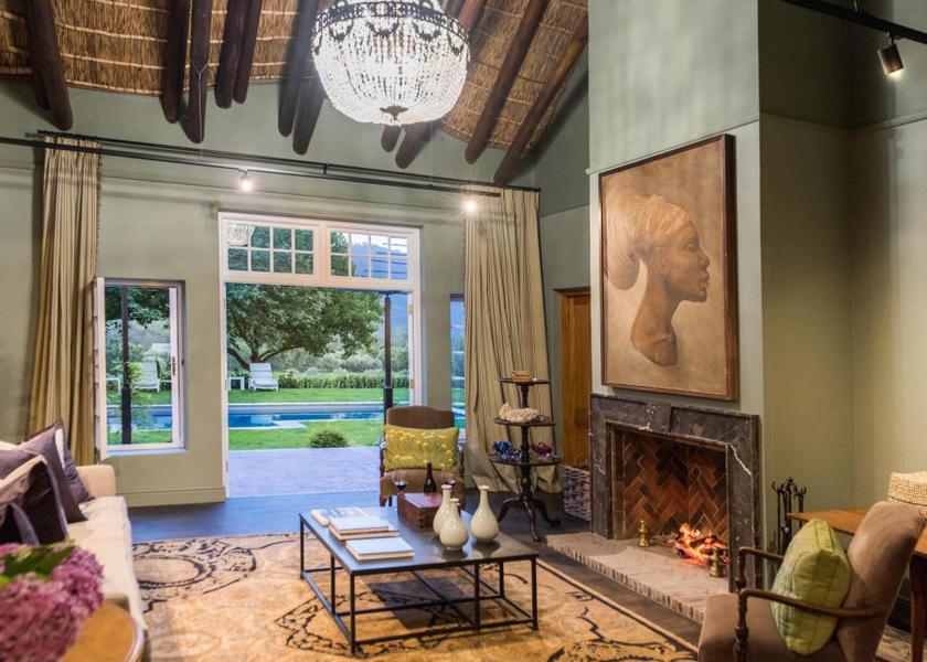 Western Cape Franschhoek shared lounge/tv area