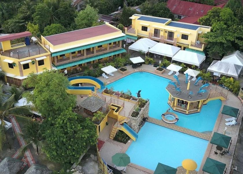 Central Visayas Moalboal Aerial view