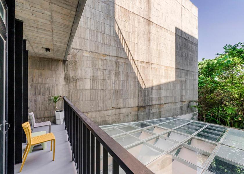 Yilan County Wujie balcony/terrace