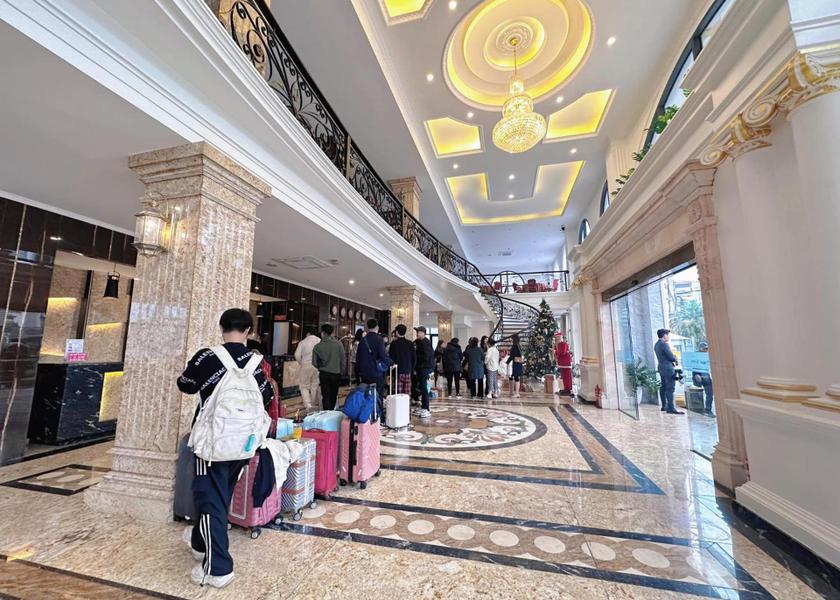 Ha Giang Ha Giang shared lounge/tv area