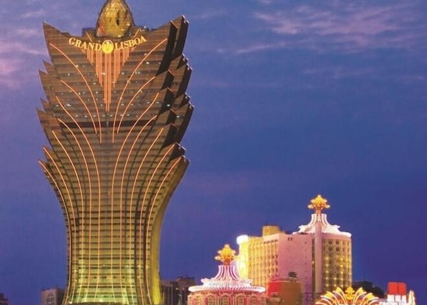  Macau Front of property - evening/night