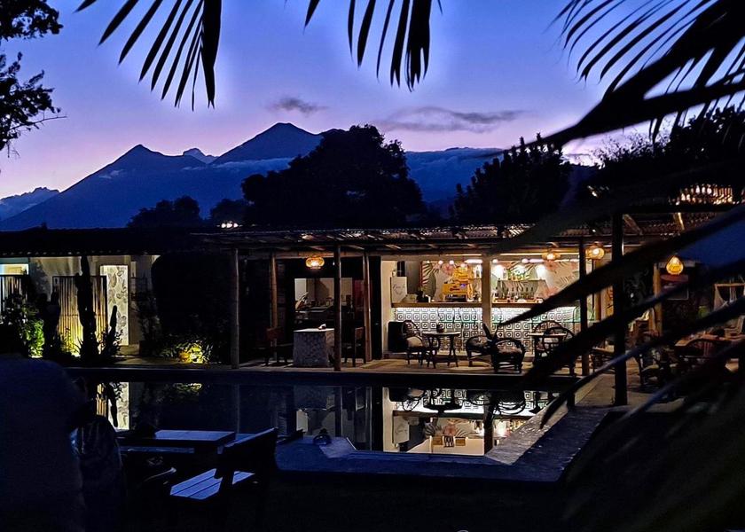 Sacatepequez Antigua Guatemala poolside bar