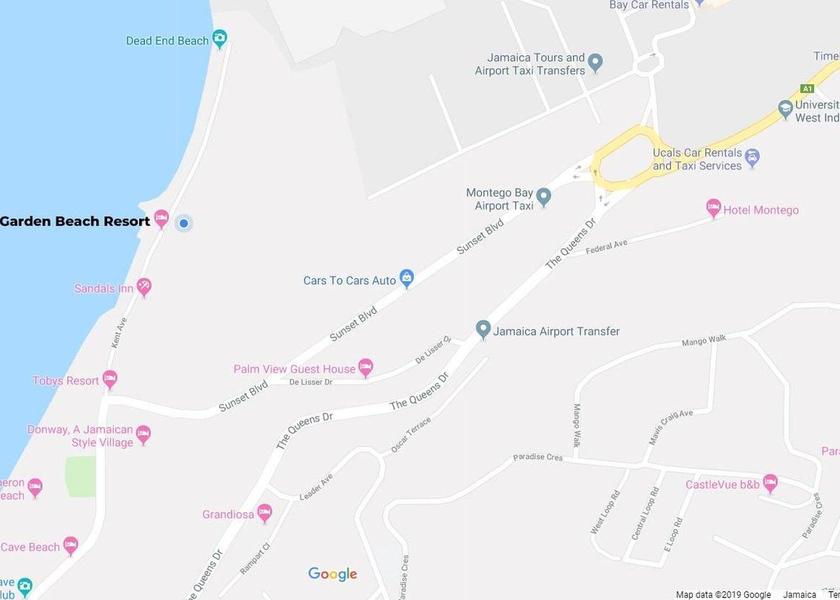 Saint James Montego Bay map